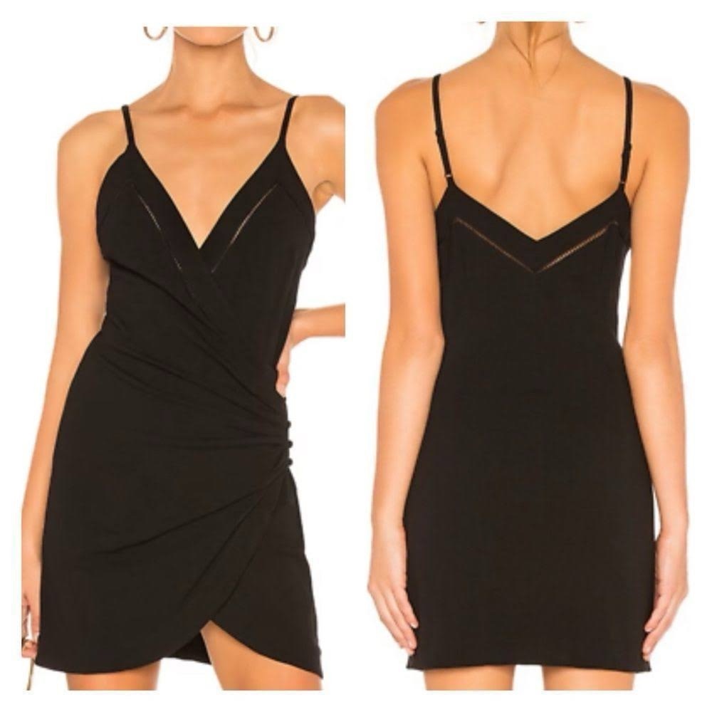 Free People black mini dress XS NWT